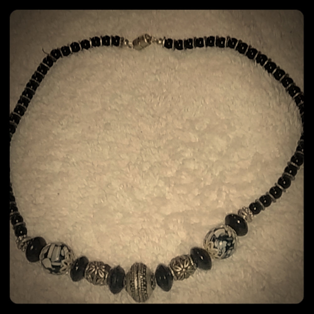 Antique beaded necklace